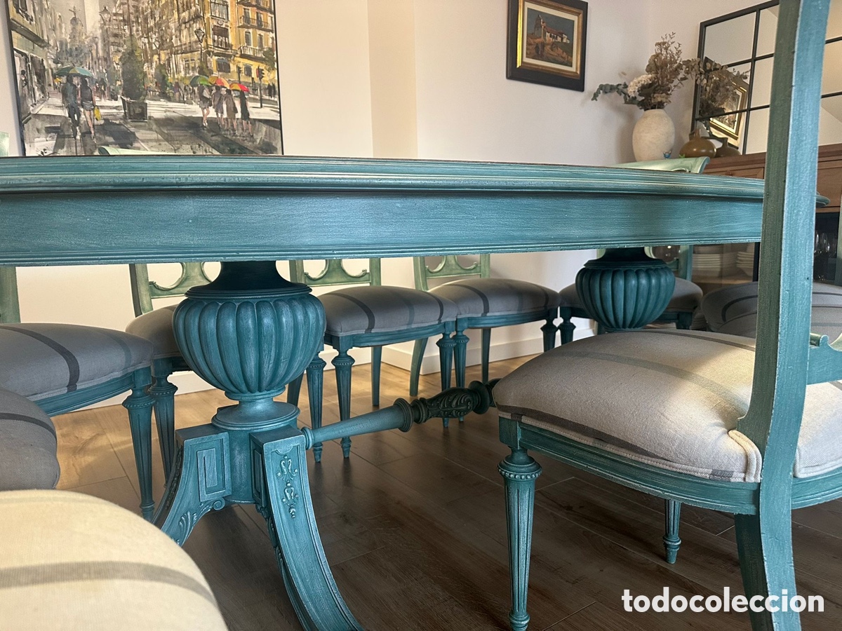 Antig&uuml;edades: Mesa Comedor Vintage ( NOGAL) - Foto 4