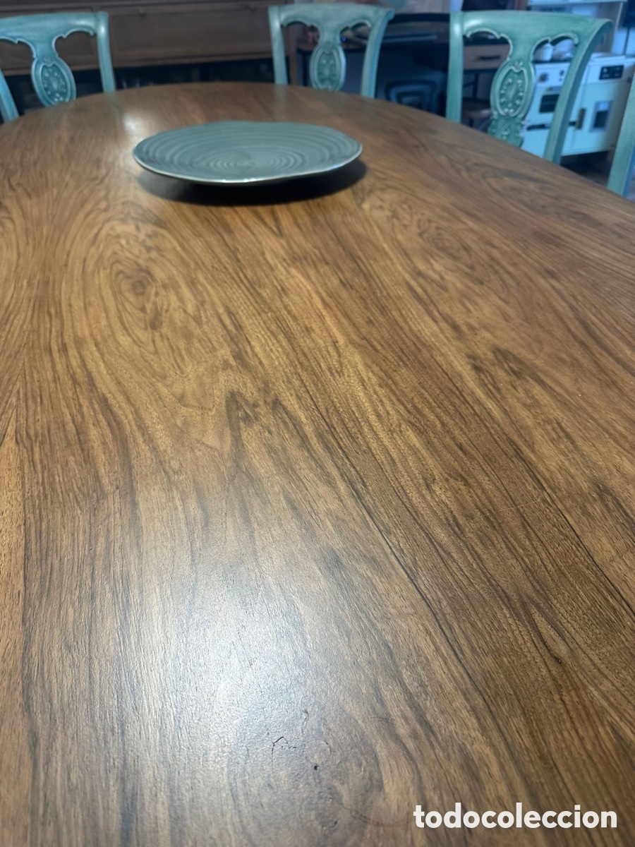 Antig&uuml;edades: Mesa Comedor Vintage ( NOGAL) - Foto 5