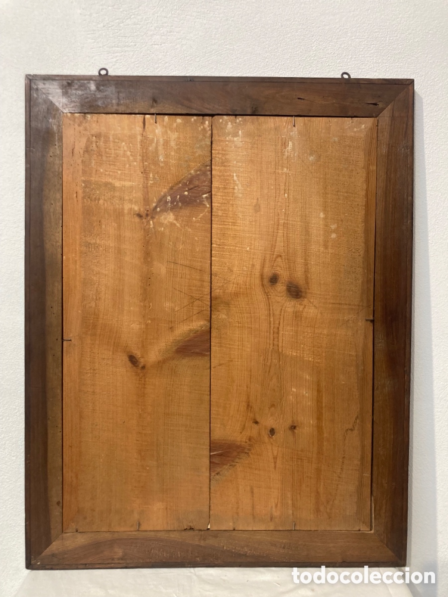 Antig&uuml;edades: Cuadro nogal .Nuestra se&ntilde;ora del Carmen - Foto 10