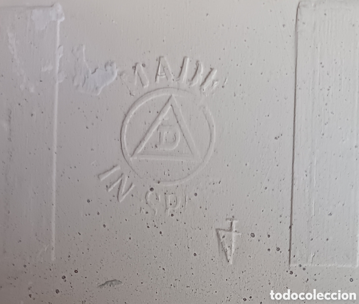 Antig&uuml;edades: Azulejo esmaltado en relieve Cedolesa - Foto 2