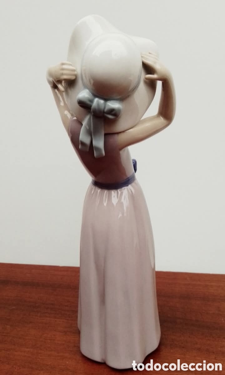 Antig&uuml;edades: LLADRO, NI&Ntilde;A CON PAMELA2 - Foto 3