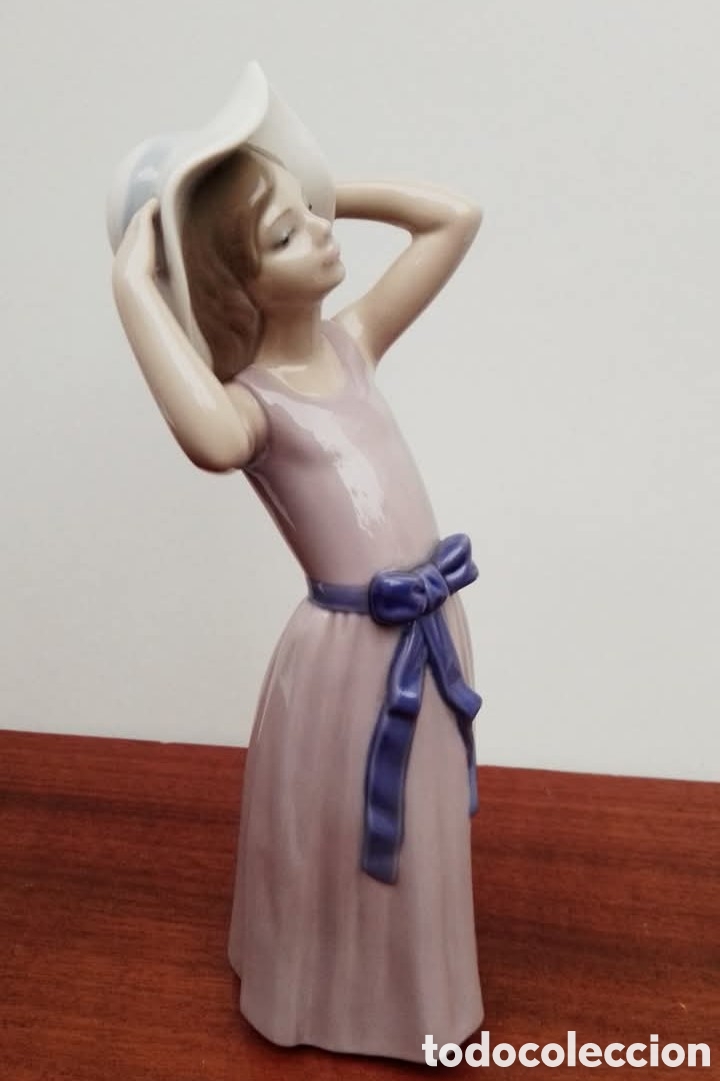 Antig&uuml;edades: LLADRO, NI&Ntilde;A CON PAMELA2 - Foto 4