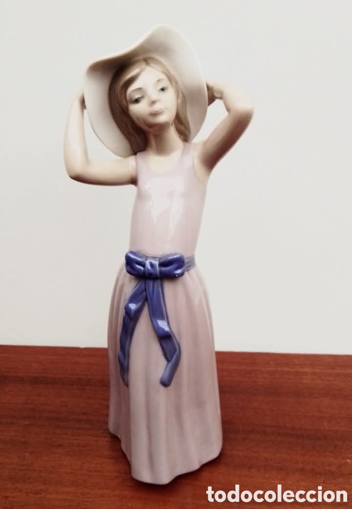 Antig&uuml;edades: LLADRO, NI&Ntilde;A CON PAMELA2 - Foto 1