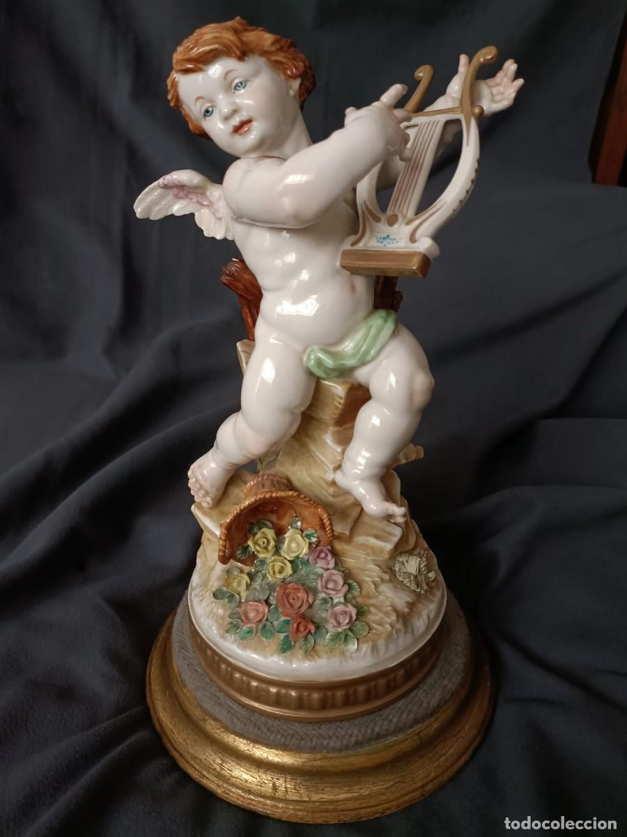 Antig&uuml;edades: &Aacute;ngel de porcelana Algora - Foto 1