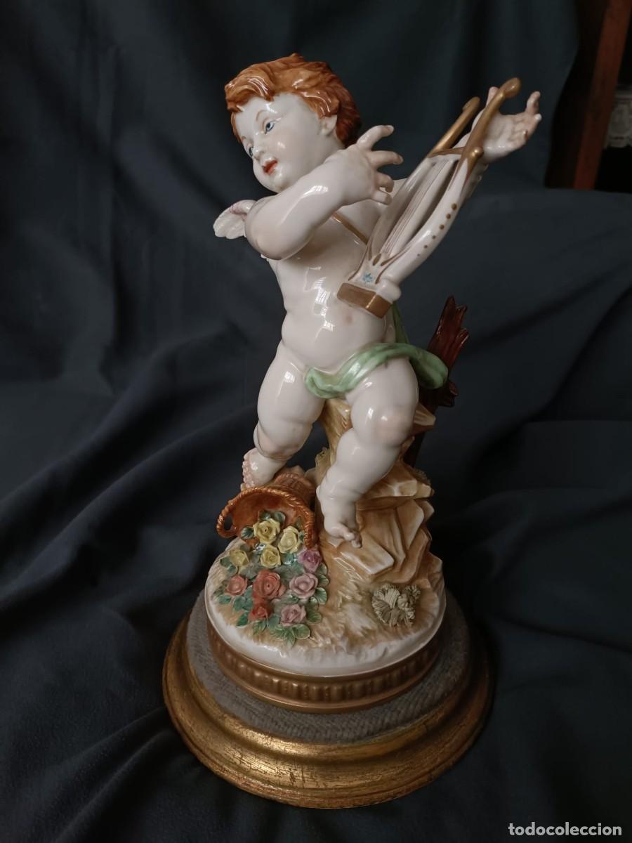 Antig&uuml;edades: &Aacute;ngel de porcelana Algora - Foto 2