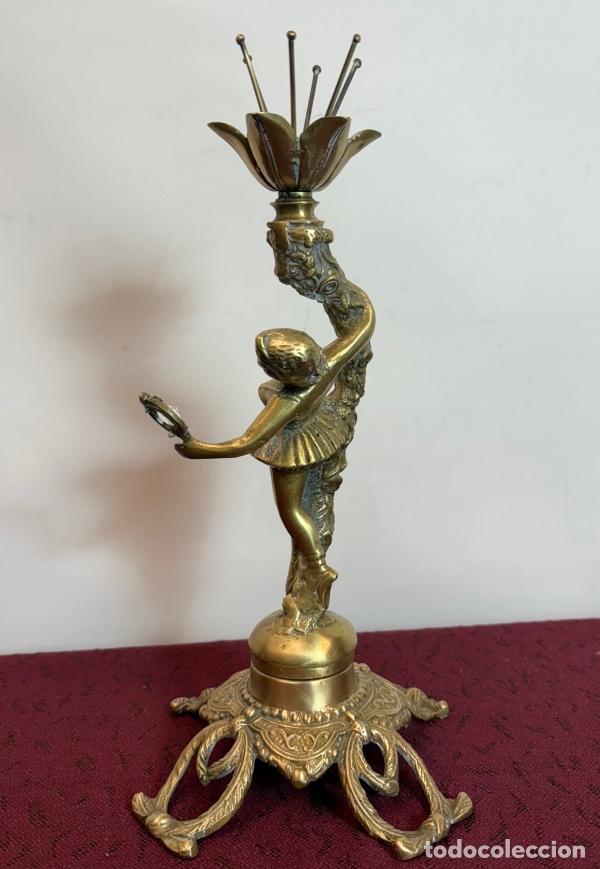 Antig&uuml;edades: Figura Bailarina de Bronce - Foto 5
