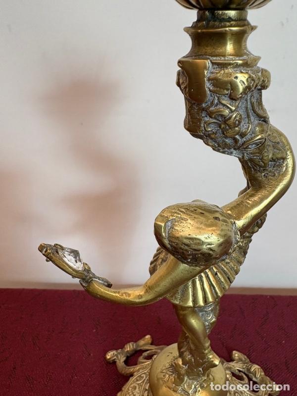 Antig&uuml;edades: Figura Bailarina de Bronce - Foto 6