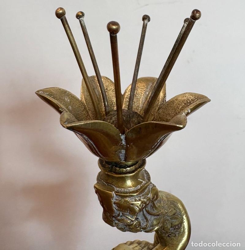 Antig&uuml;edades: Figura Bailarina de Bronce - Foto 7