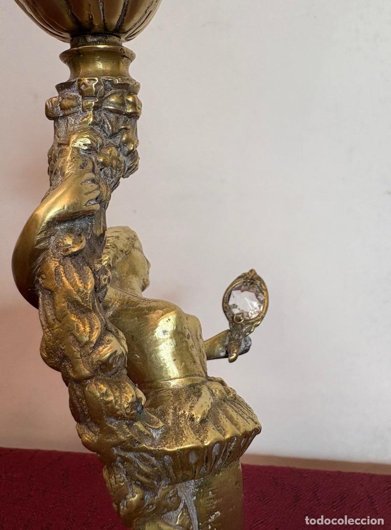 Antig&uuml;edades: Figura Bailarina de Bronce - Foto 8