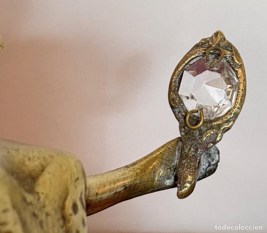 Antig&uuml;edades: Figura Bailarina de Bronce - Foto 9