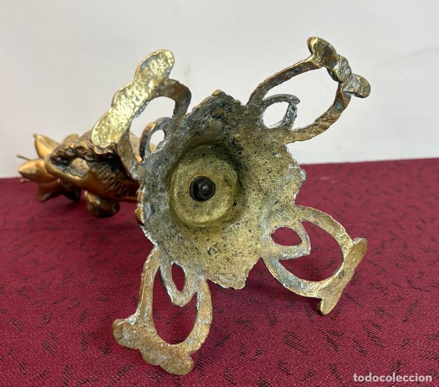 Antig&uuml;edades: Figura Bailarina de Bronce - Foto 11
