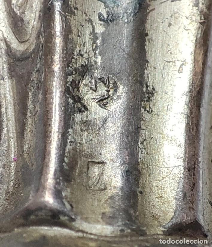 Antig&uuml;edades: VIRGEN DEL PILAR PLATA DECADA 1930 - Foto 4