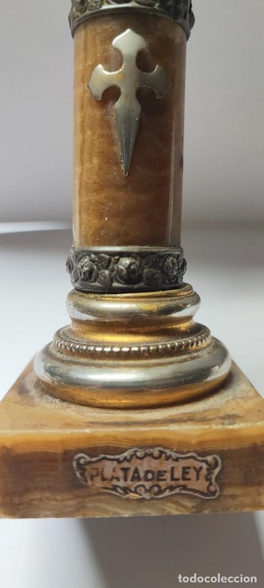 Antig&uuml;edades: VIRGEN DEL PILAR PLATA DECADA 1930 - Foto 7