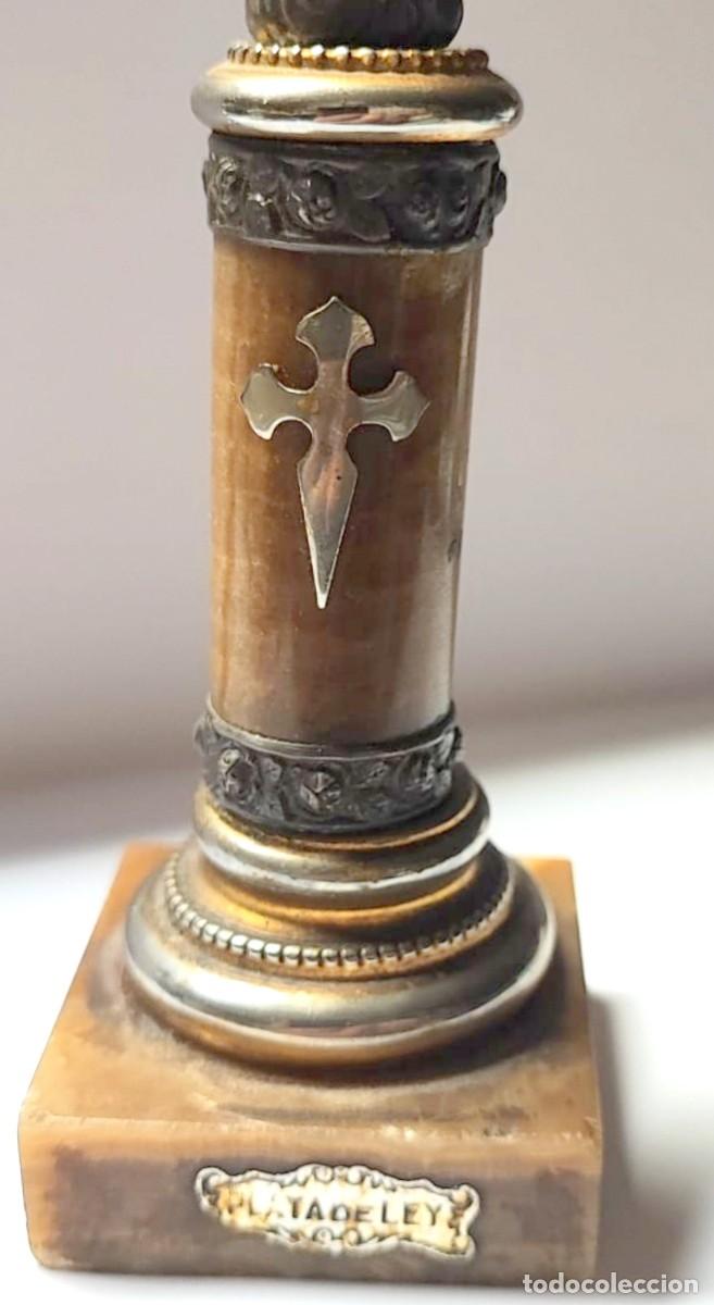 Antig&uuml;edades: VIRGEN DEL PILAR PLATA DECADA 1930 - Foto 10