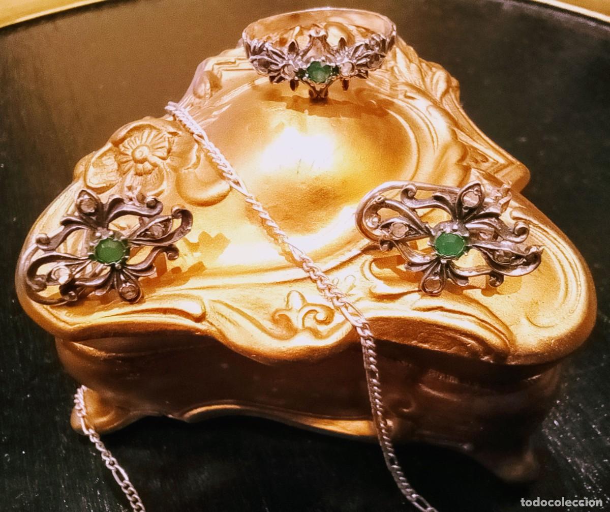 Antig&uuml;edades: Conjunto de Joyas de Plata Antiguas - Foto 1