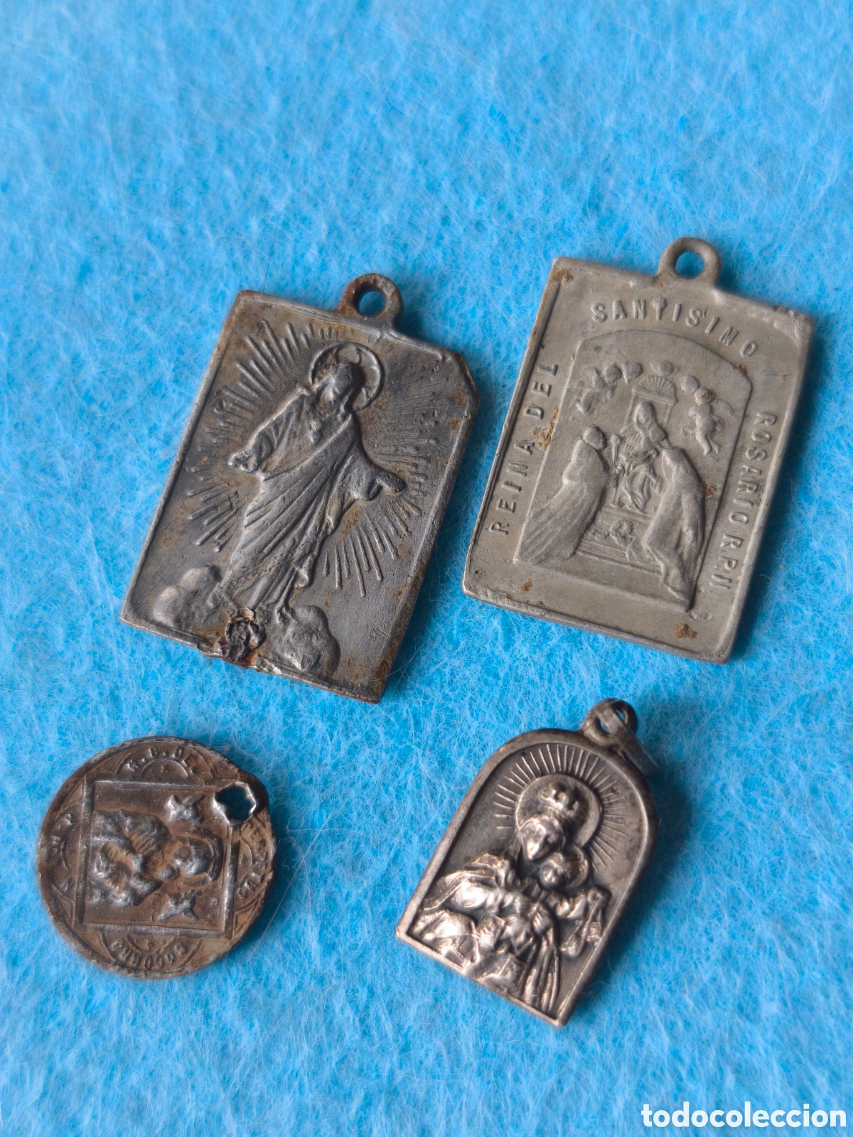 Antig&uuml;edades: Lote medalla de aluminio - Foto 1