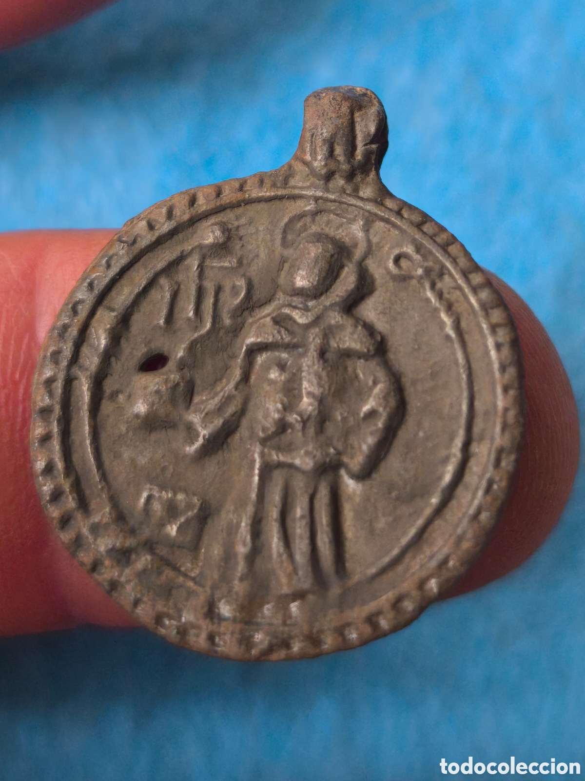 Antig&uuml;edades: Medalla de plomo antigua - Foto 1
