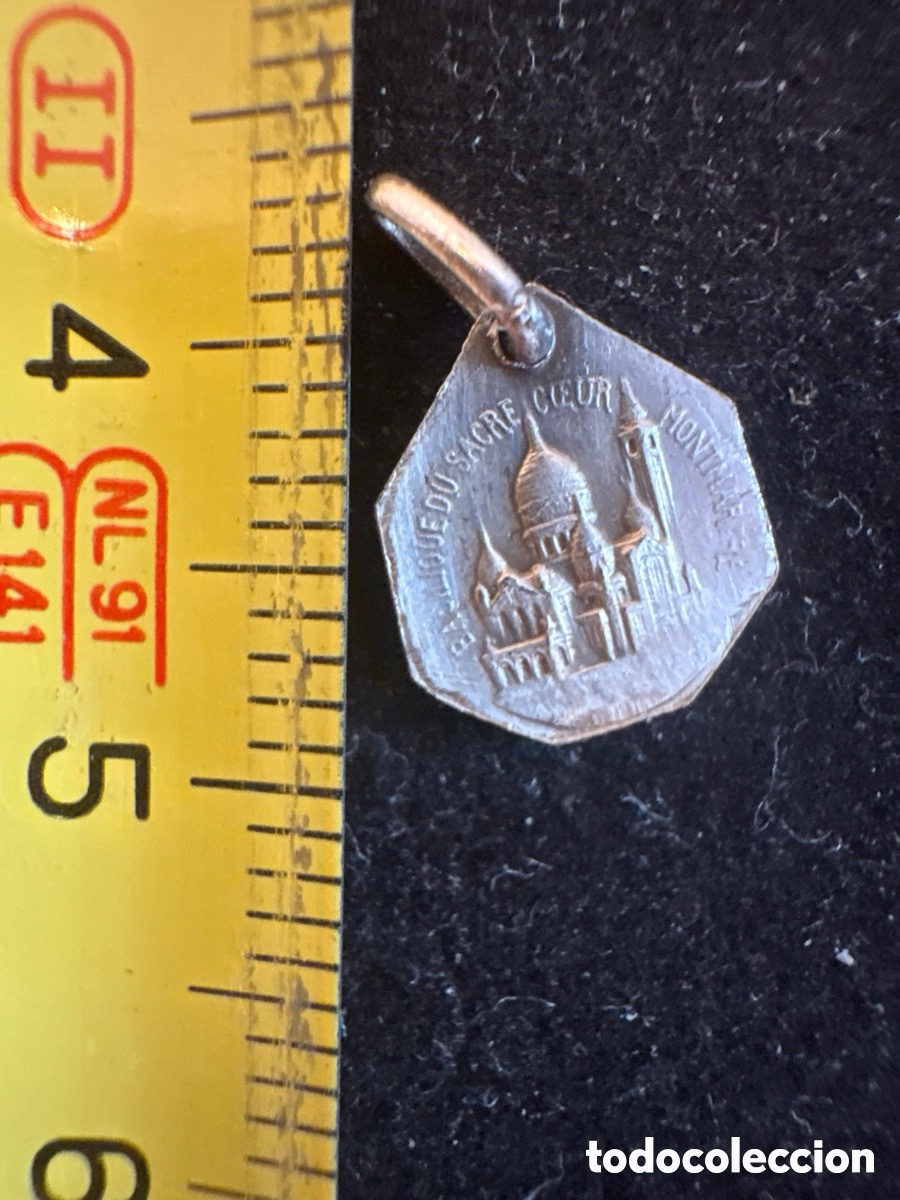 Antig&uuml;edades: Medalla religiosa de plata, Francia (A5) - Foto 2