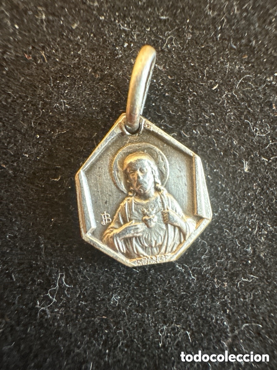 Antig&uuml;edades: Medalla religiosa de plata, Francia (A5) - Foto 1