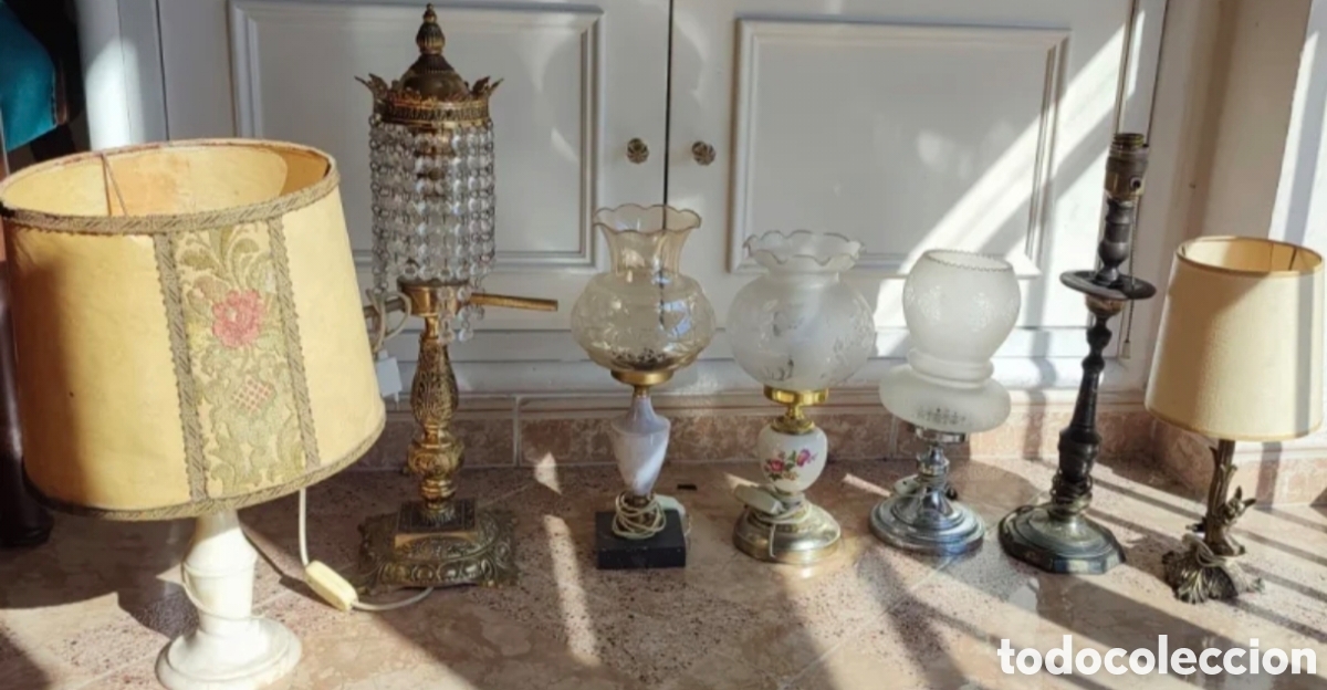 Antig&uuml;edades: Lote varias lamparas - Foto 1