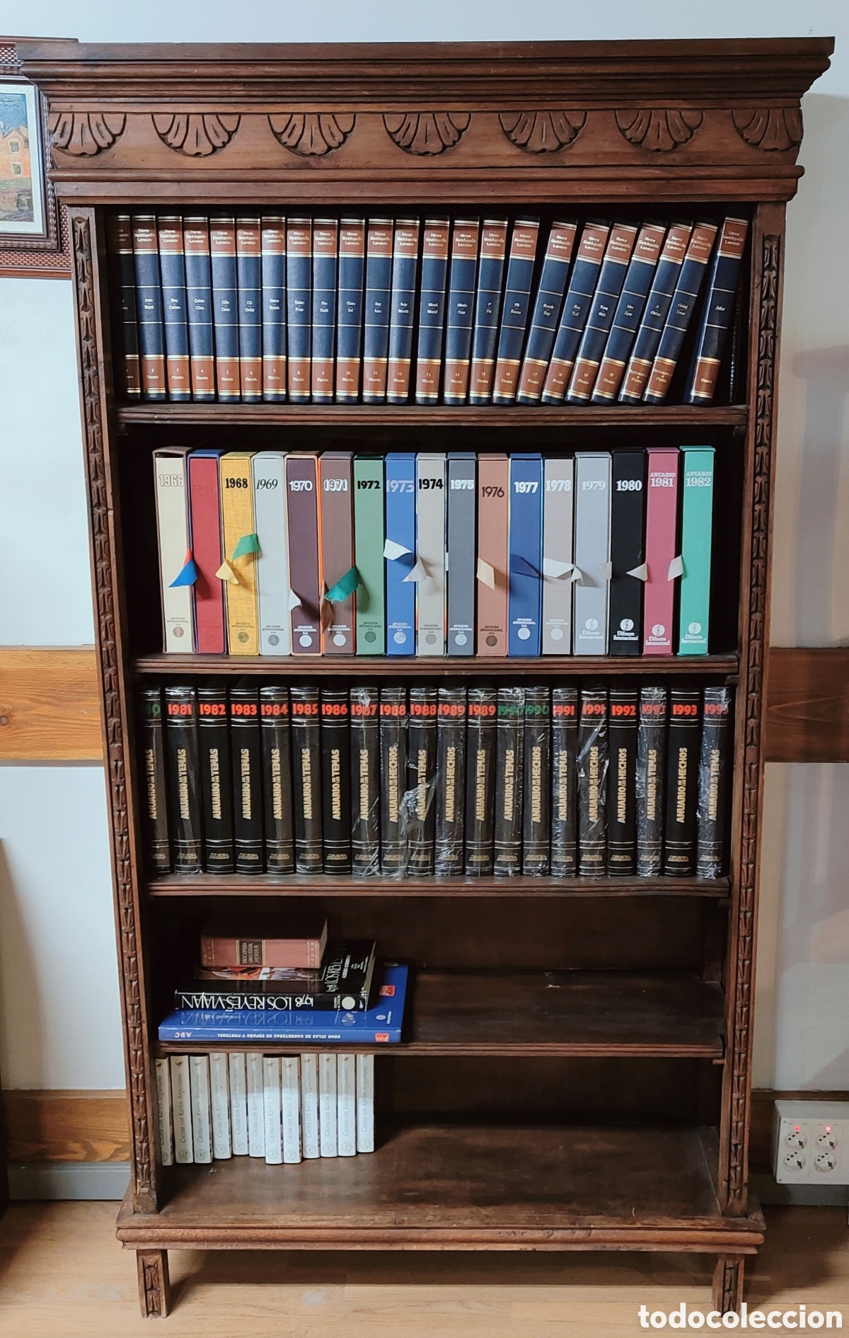 Antig&uuml;edades: Librer&iacute;a Madera Noble Maciza - Foto 1