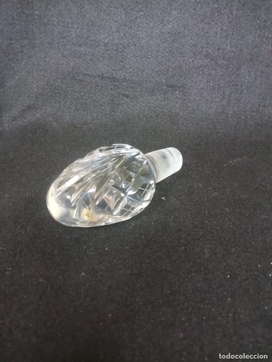 Antig&uuml;edades: LICORERA CRISTAL TALLADO Y PLATA - Foto 3