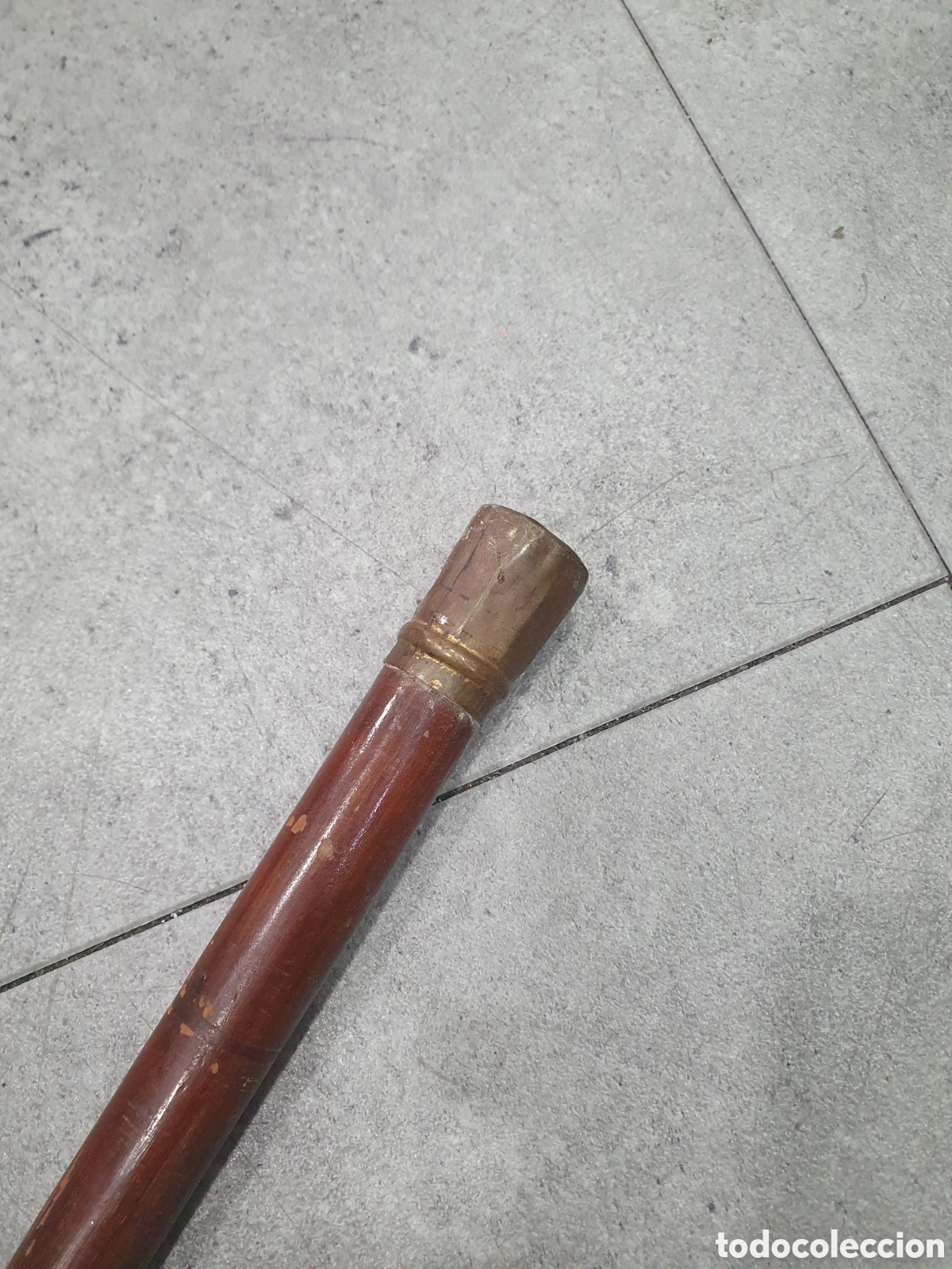 Antig&uuml;edades: Antiguo baston de mando. (L99) - Foto 2