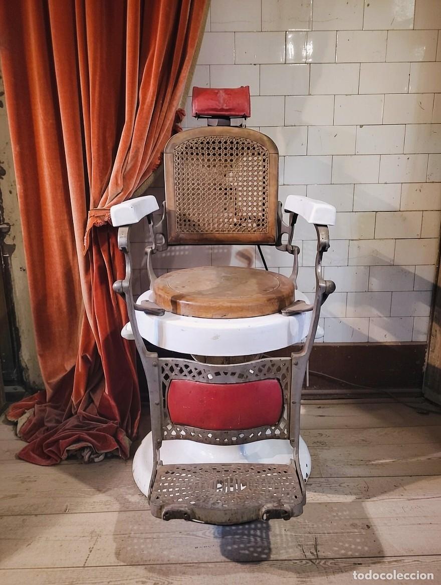Antig&uuml;edades: Sill&oacute;n de Barbero marca Jaso Original - Foto 1
