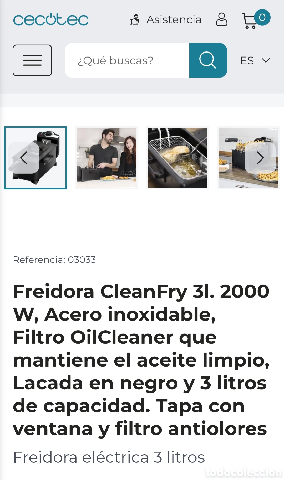 Antig&uuml;edades: Freidora con aceite Cecotec - Foto 6