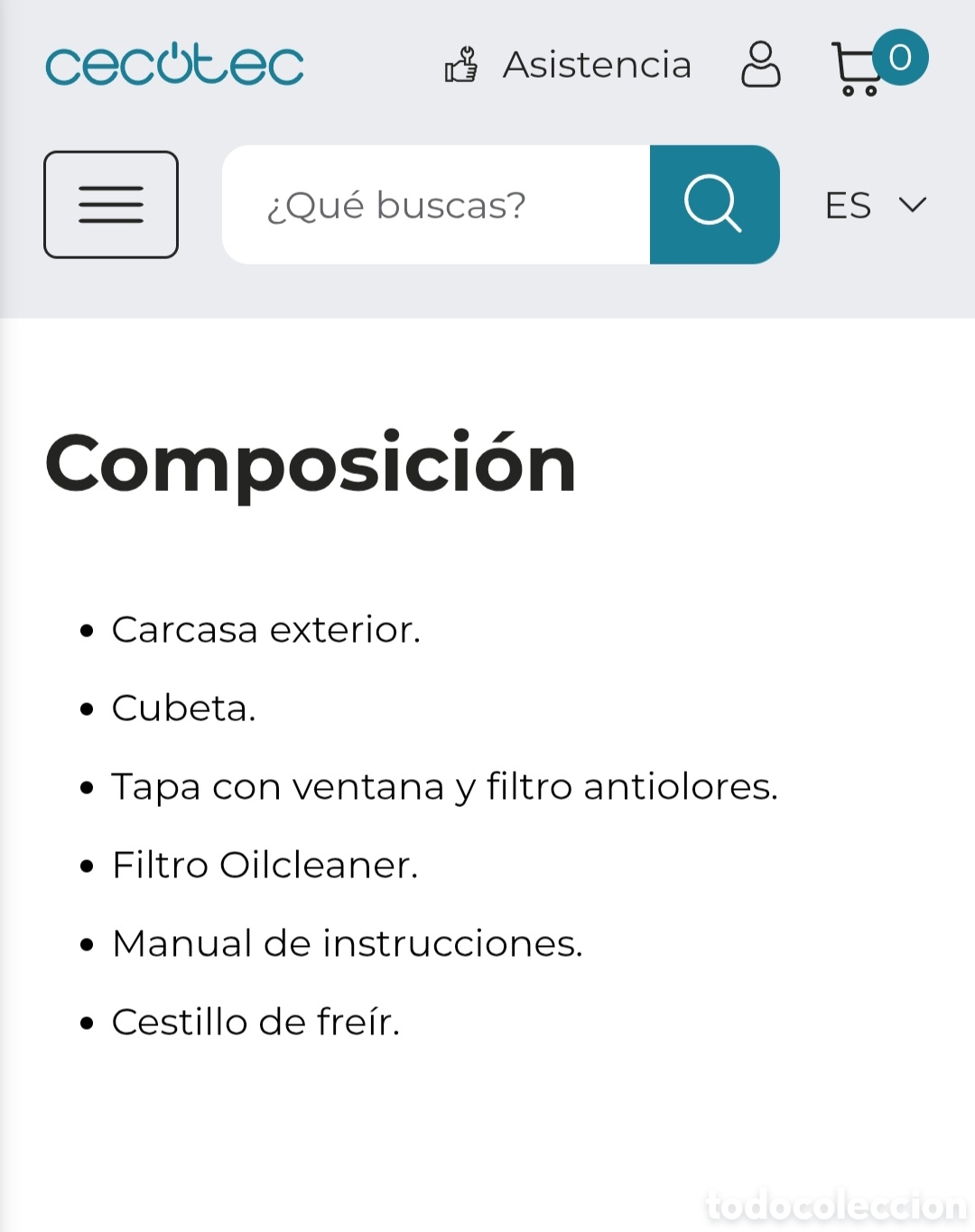 Antig&uuml;edades: Freidora con aceite Cecotec - Foto 8