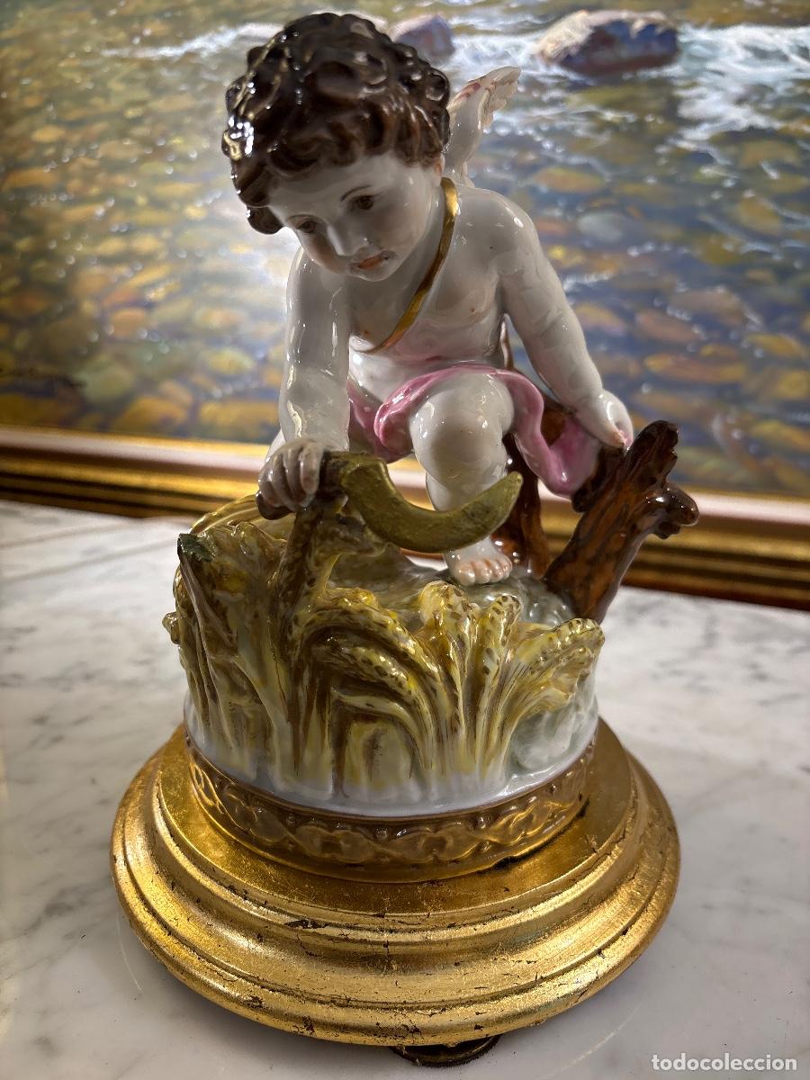 Antig&uuml;edades: Maravillosa figura de Algora con base de madera - Foto 2