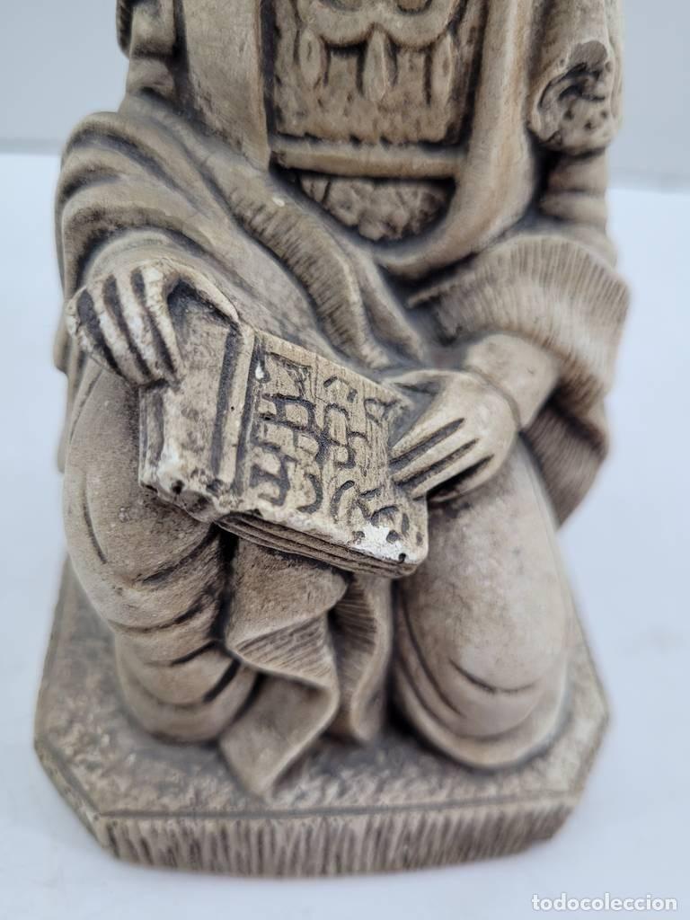 Antig&uuml;edades: 2 ESTATUAS DE PIEDRA - Foto 6
