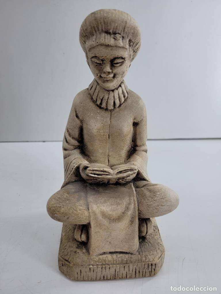 Antig&uuml;edades: 2 ESTATUAS DE PIEDRA - Foto 7