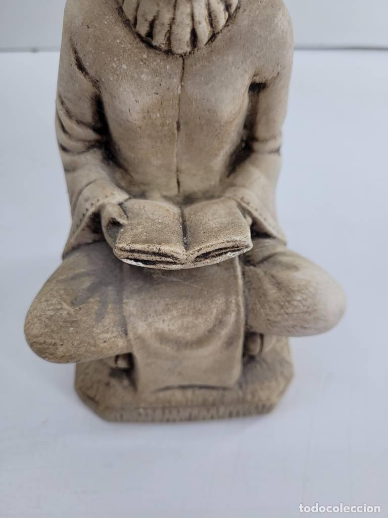 Antig&uuml;edades: 2 ESTATUAS DE PIEDRA - Foto 8