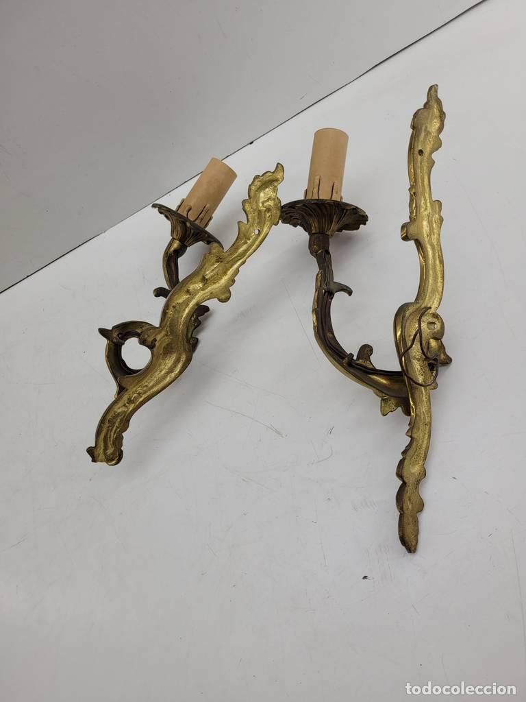 Antig&uuml;edades: 2 APLIQUES ORNAMENTALES - Foto 2