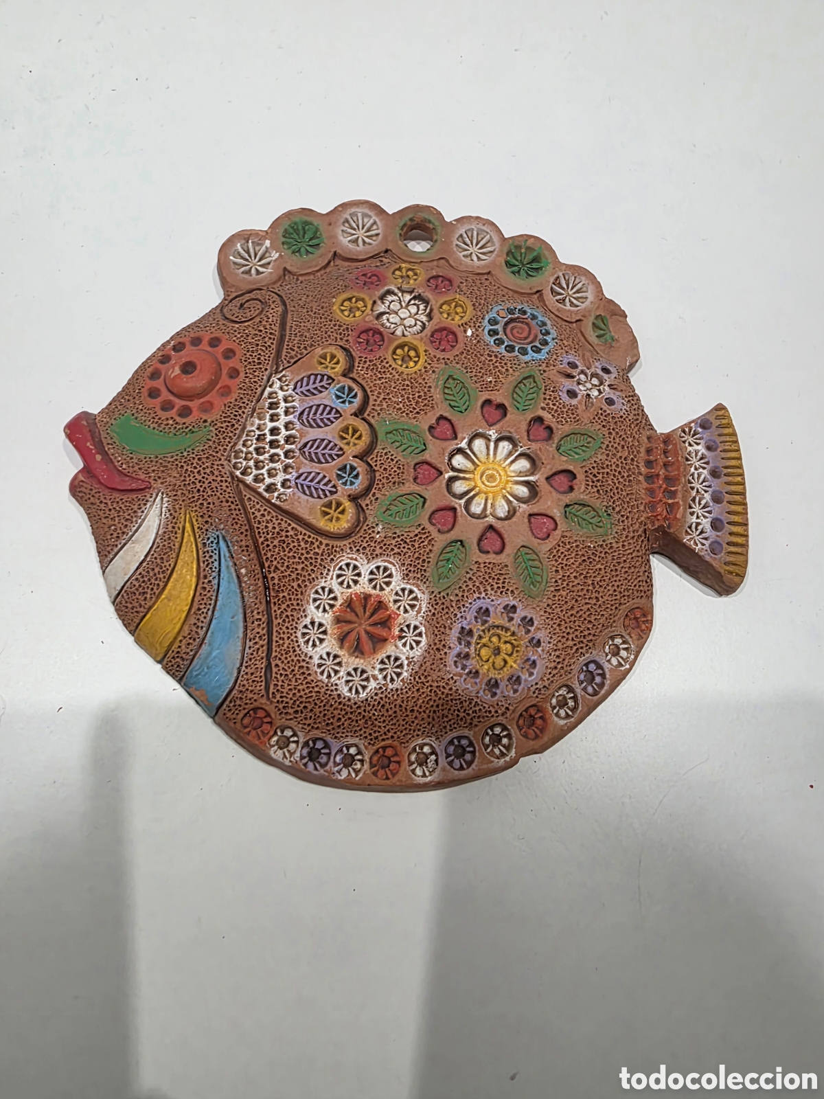 Antiques: Figura Pez cer&aacute;mica decorativo convento maracena huelva