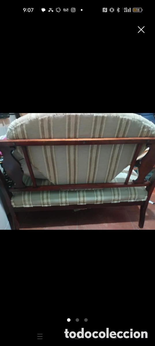 Antig&uuml;edades: Precioso sill&oacute;n ingl&eacute;s en madera - Foto 2