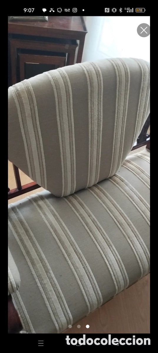 Antig&uuml;edades: Precioso sill&oacute;n ingl&eacute;s en madera - Foto 3