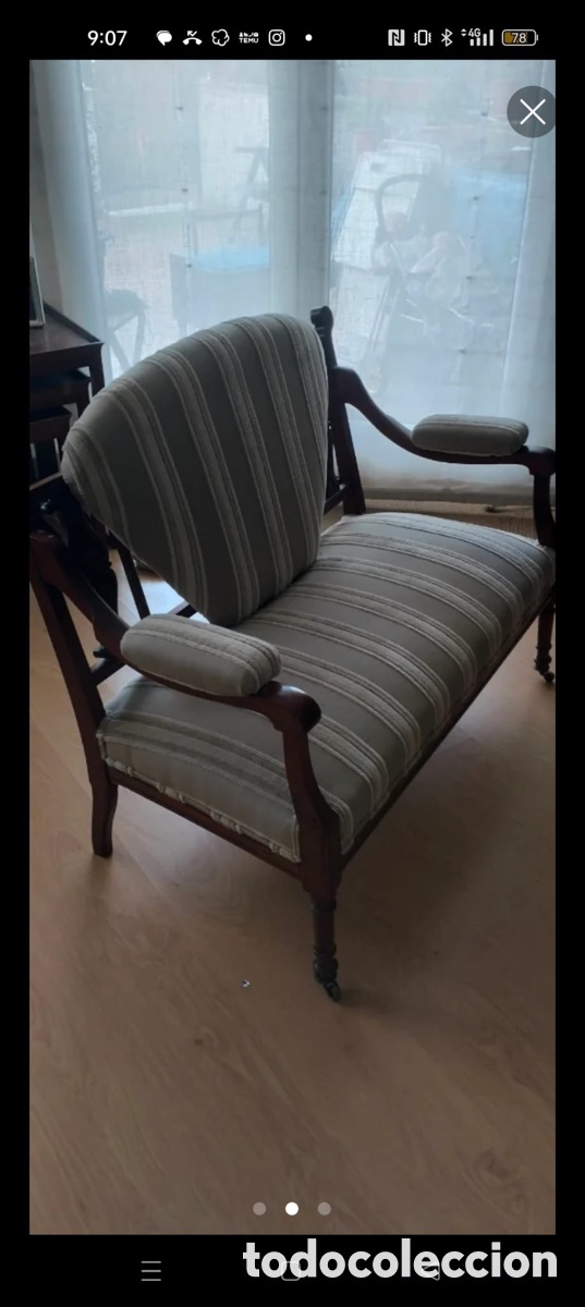 Antig&uuml;edades: Precioso sill&oacute;n ingl&eacute;s en madera