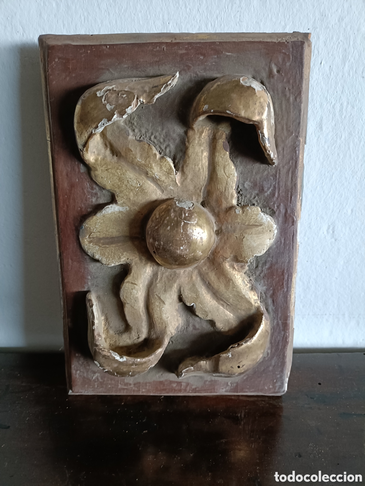 Antig&uuml;edades: Plaf&oacute;n de madera mueble del s.XVII - Foto 1