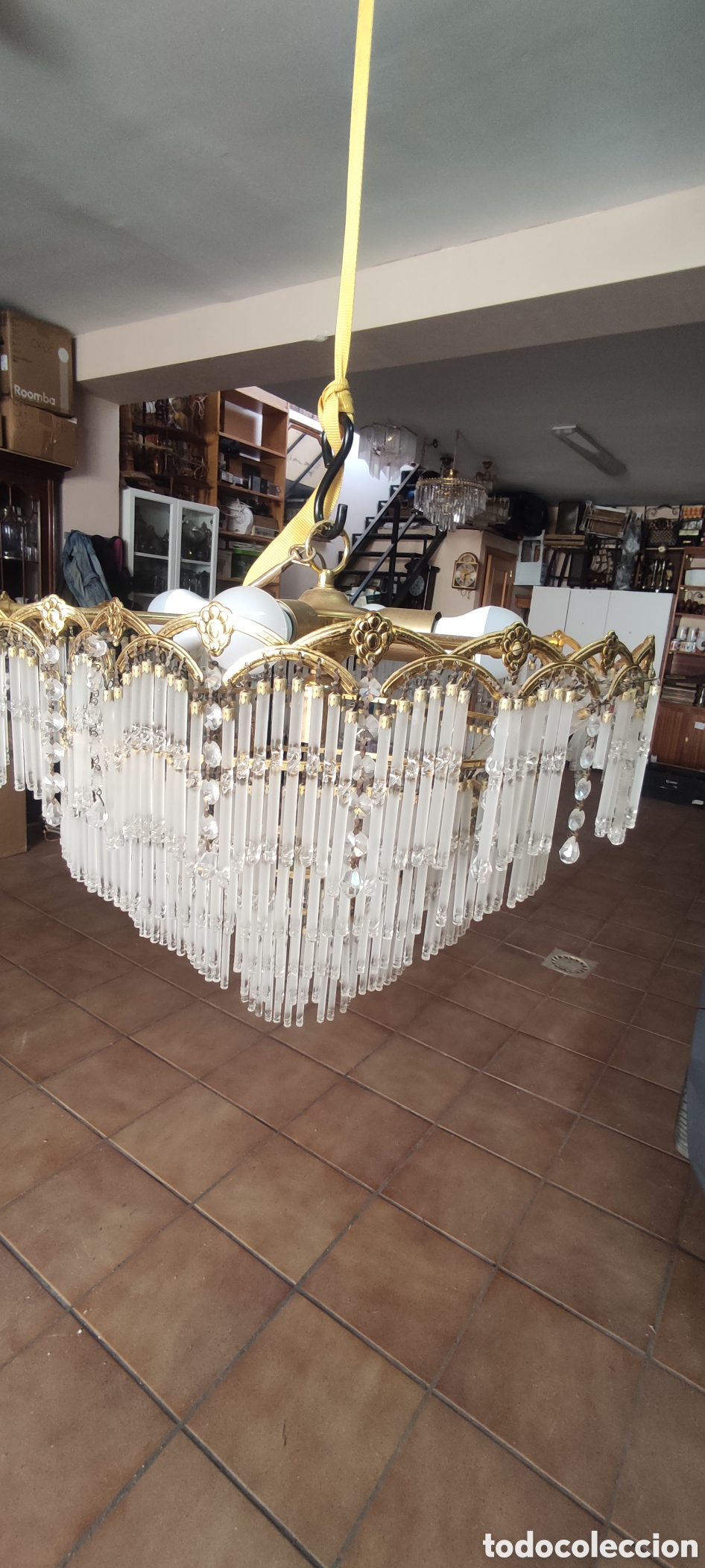 Antig&uuml;edades: Antigua lampara vintage - Foto 6