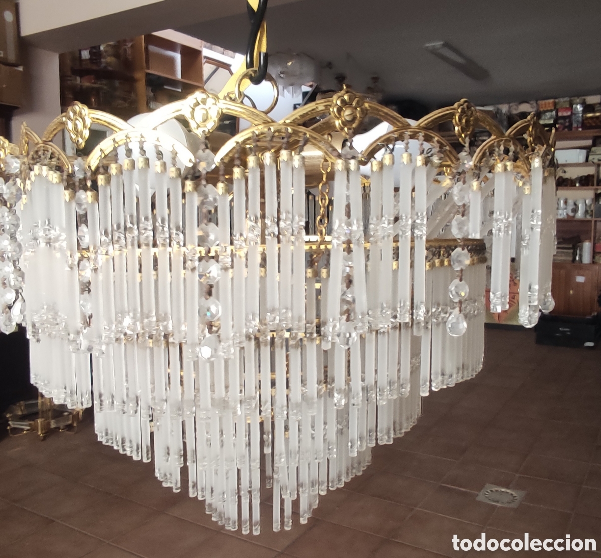 Antig&uuml;edades: Antigua lampara vintage - Foto 1