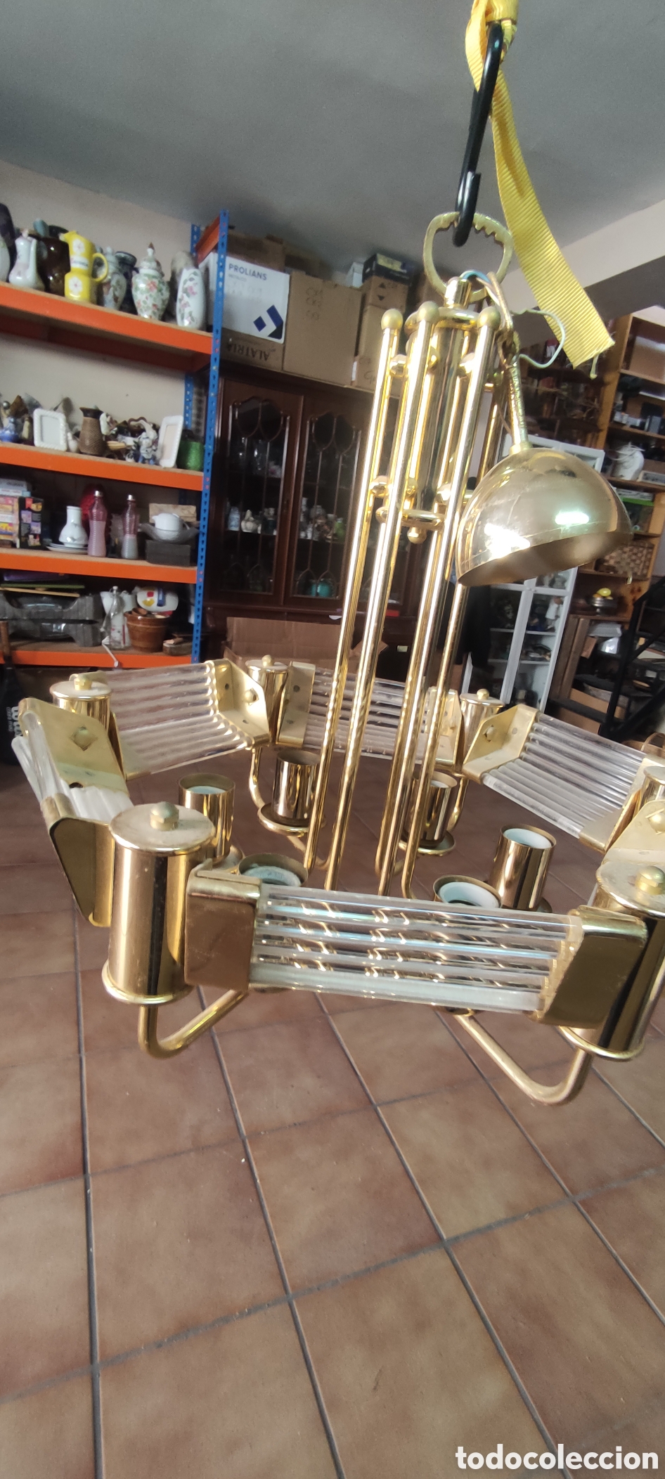 Antig&uuml;edades: Antigua lampara vintage - Foto 4