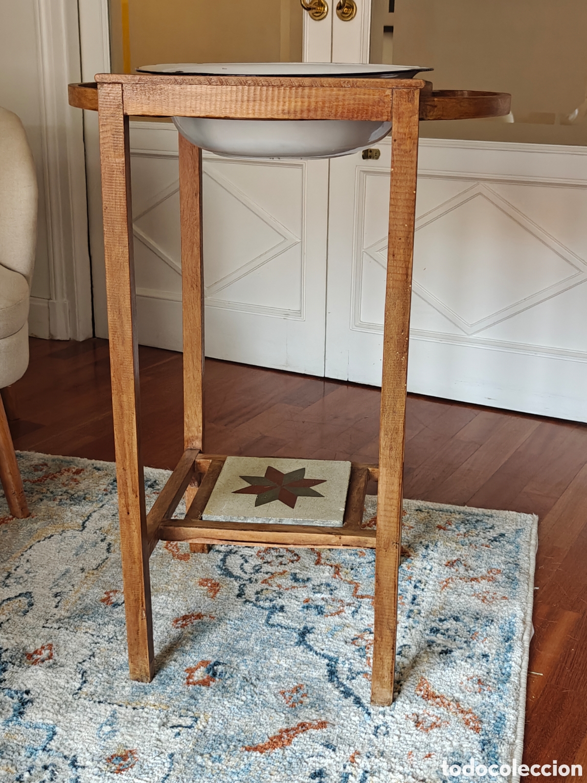 Antig&uuml;edades: Palanganero de madera estilo Thonet - Foto 5