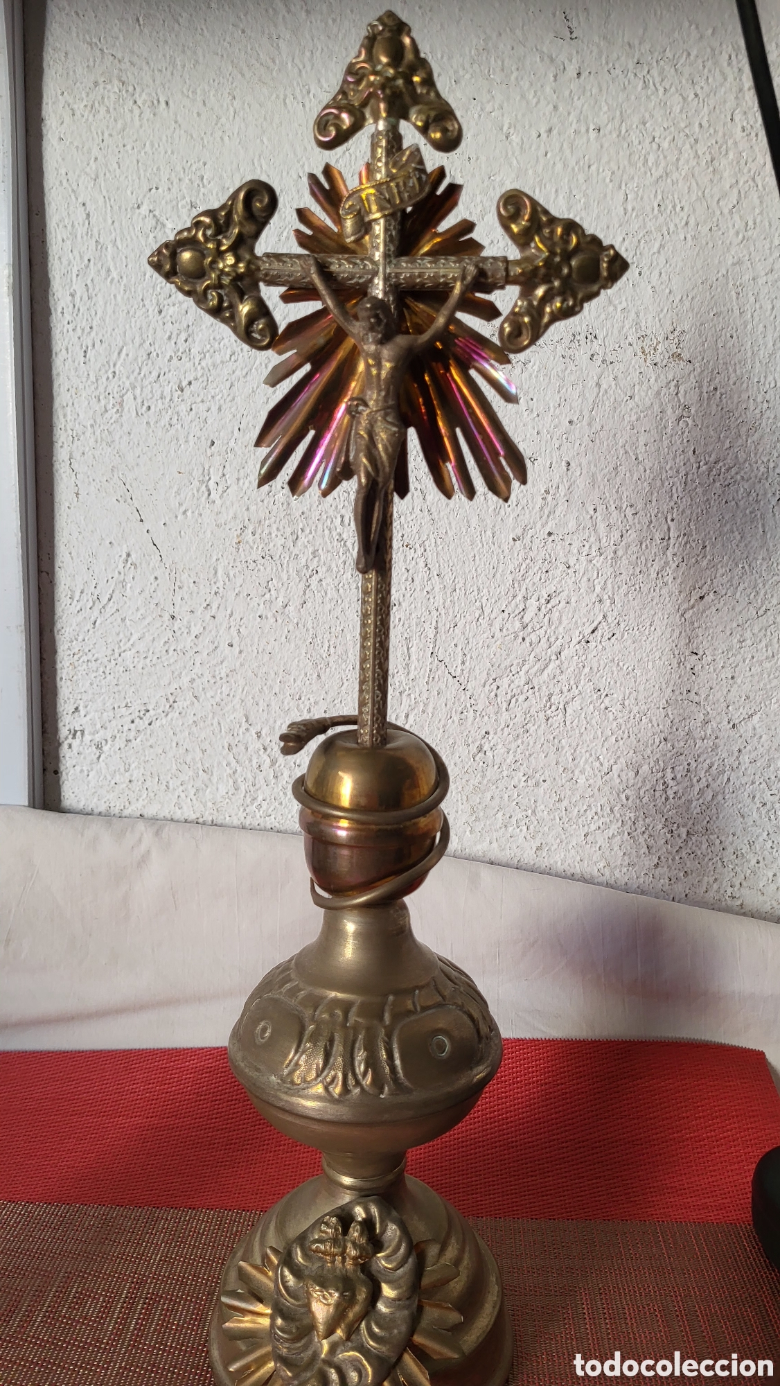 Antig&uuml;edades: Antiguo crucifijo Religioso - Foto 3