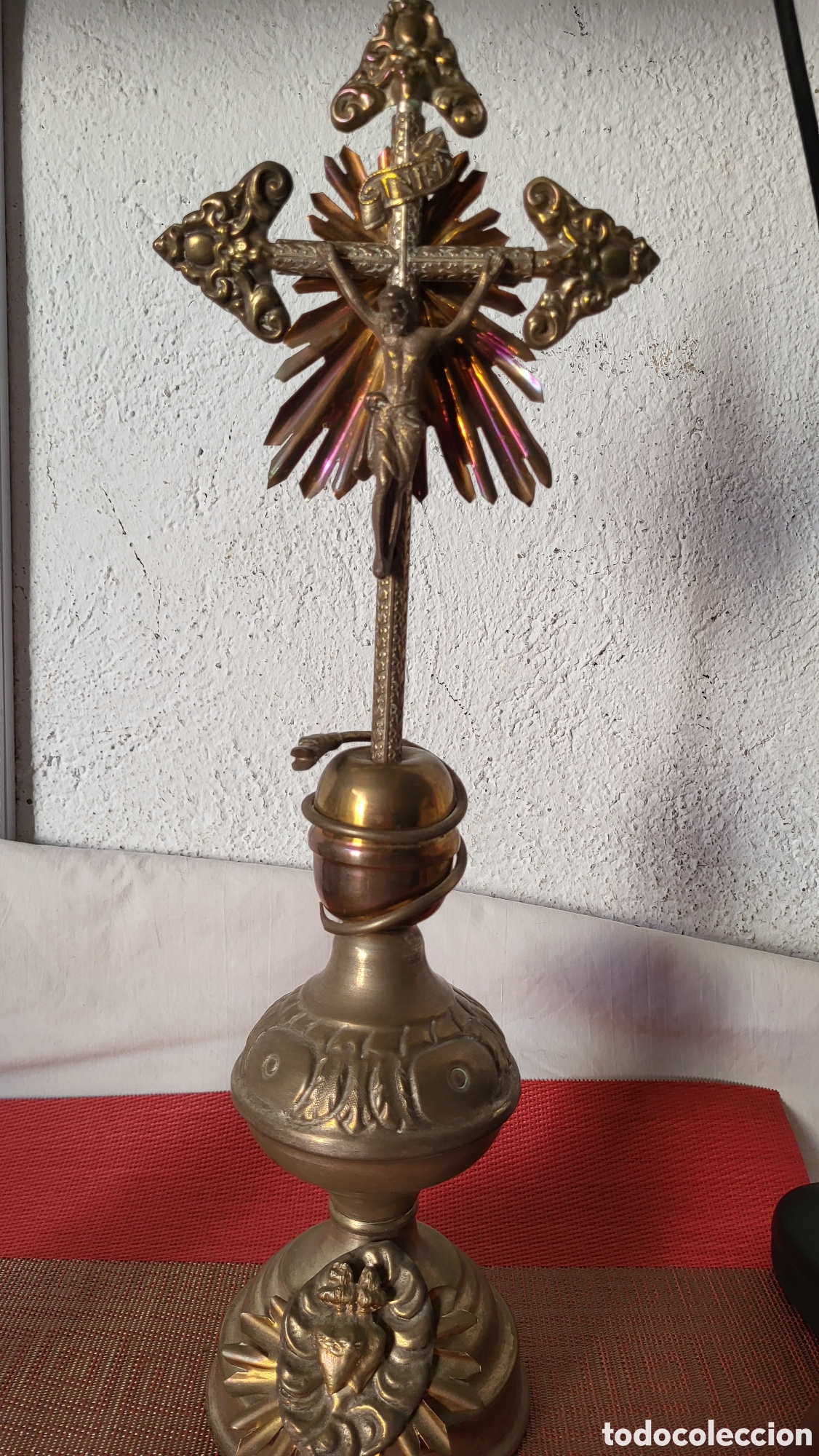 Antig&uuml;edades: Antiguo crucifijo Religioso - Foto 4