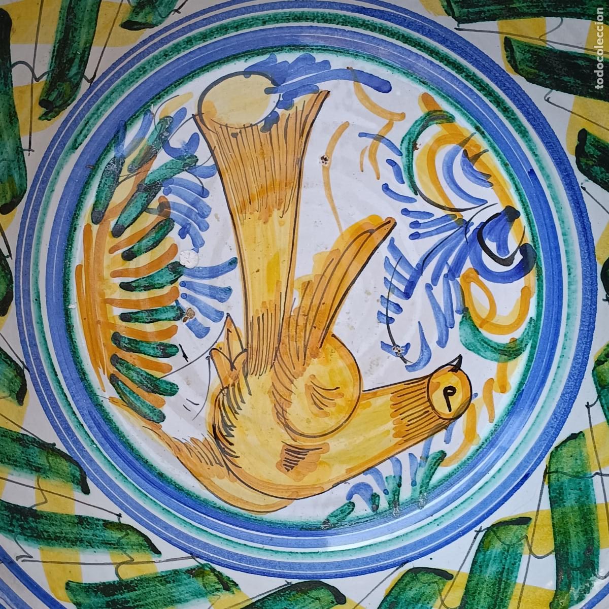 Antig&uuml;edades: LEBRILLO EN CERAMICA ANDALUZA. - Foto 11