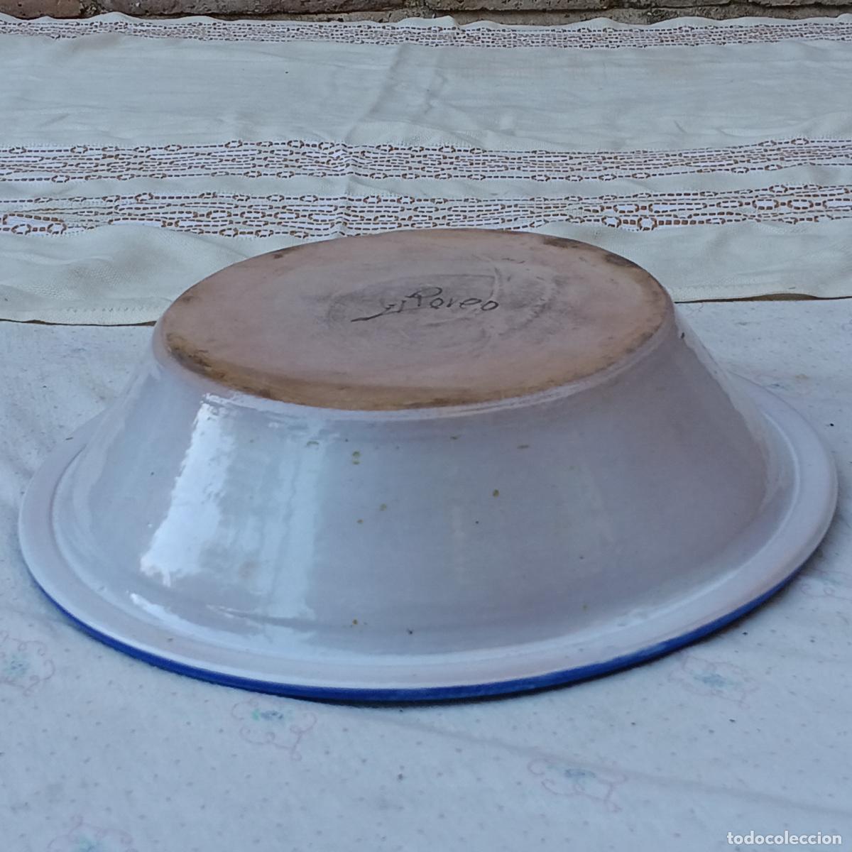 Antig&uuml;edades: LEBRILLO EN CERAMICA ANDALUZA. - Foto 5