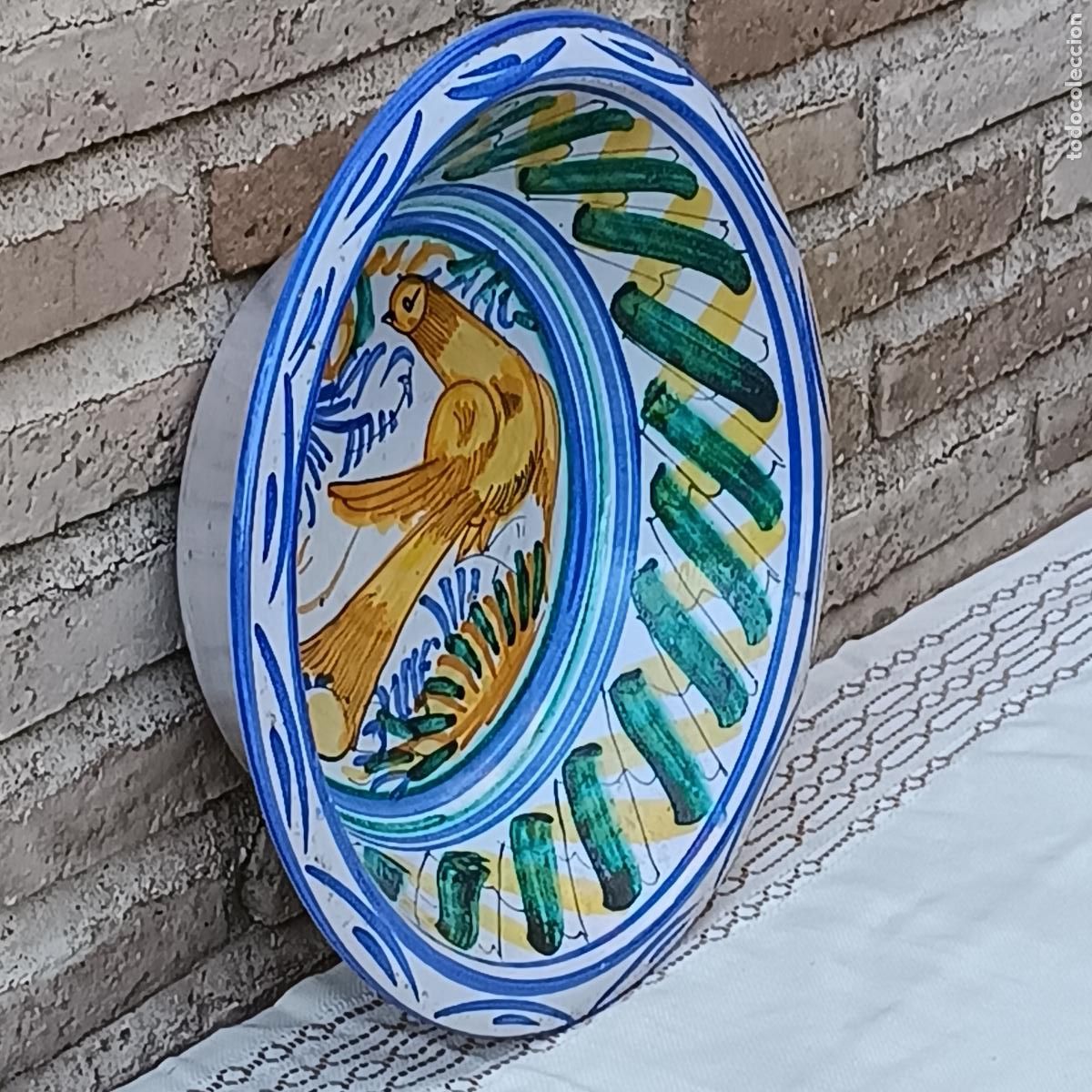 Antig&uuml;edades: LEBRILLO EN CERAMICA ANDALUZA. - Foto 3