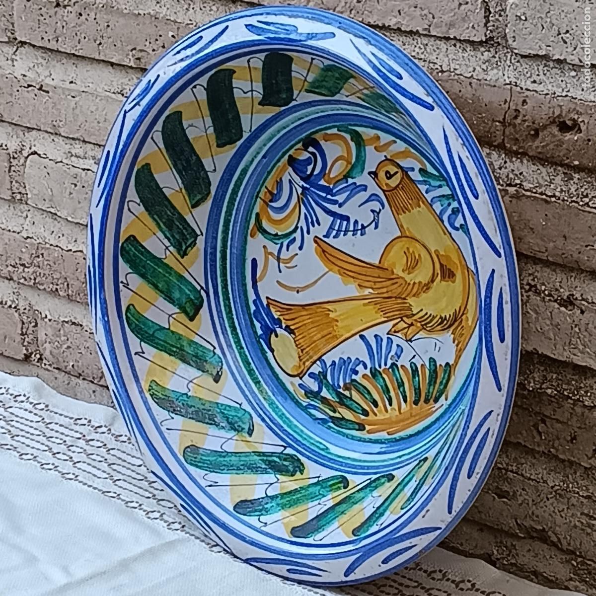 Antig&uuml;edades: LEBRILLO EN CERAMICA ANDALUZA. - Foto 10